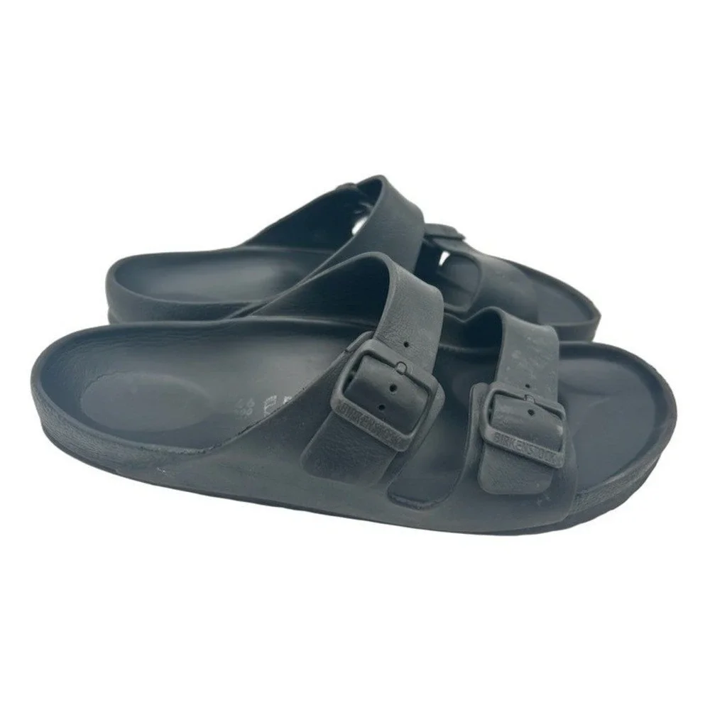 Birkenstock Arizona EVA Sandals Men's Size 46 US 13 Black Double Strap Slides